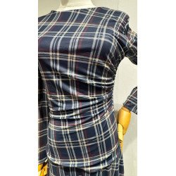 Vestido Cuadros Azul | Vestido Cuadros | Vestido Mujer