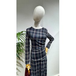 Vestido Cuadros Azul | Vestido Cuadros | Vestido Mujer