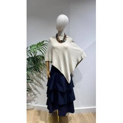 Poncho Beige | Poncho | Poncho Mujer