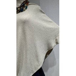 Poncho Beige | Poncho | Poncho Mujer