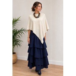 Poncho Beige | Poncho | Poncho Mujer
