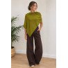 Pantalón wide leg Marrón | Pantalón Vaquero Marrón | Pantalón Vaquero Mujer