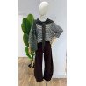 Chaleco Rayas Verde | Chaleco Rayas | Chaleco Mujer