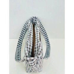 Bolso Irene Gingham Gris | Bolso Gris | Bolso Gris