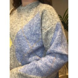 Jersey Rombos Bicolor | Jersey Rombos | Jersey Mujer