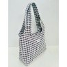 Bolso Irene Gingham Gris | Bolso Gris | Bolso Gris