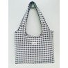 Bolso Irene Gingham Gris | Bolso Gris | Bolso Gris