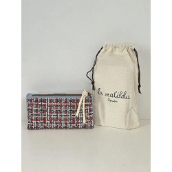 Cartera Grande Tartar Azul | Cartera Chanel | Cartera Mujer