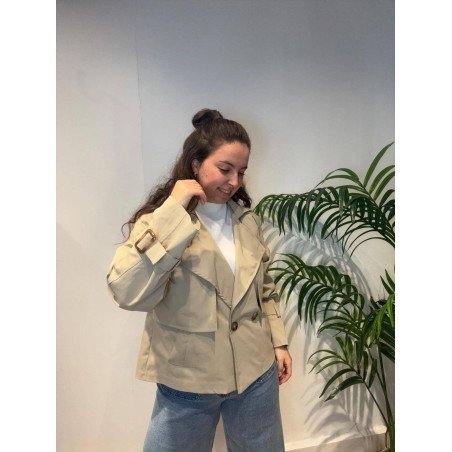 Gabardina Beige | Gabardina Mujer