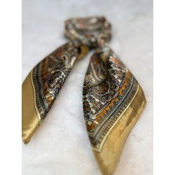 Pañuelo Estampado Marrón | Pañuelo Mujer