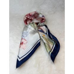 Pañuelo Floral Azul | Pañuelo Mujer