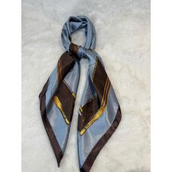 Pañuelo Celeste Estribos | Pañuelo Mujer