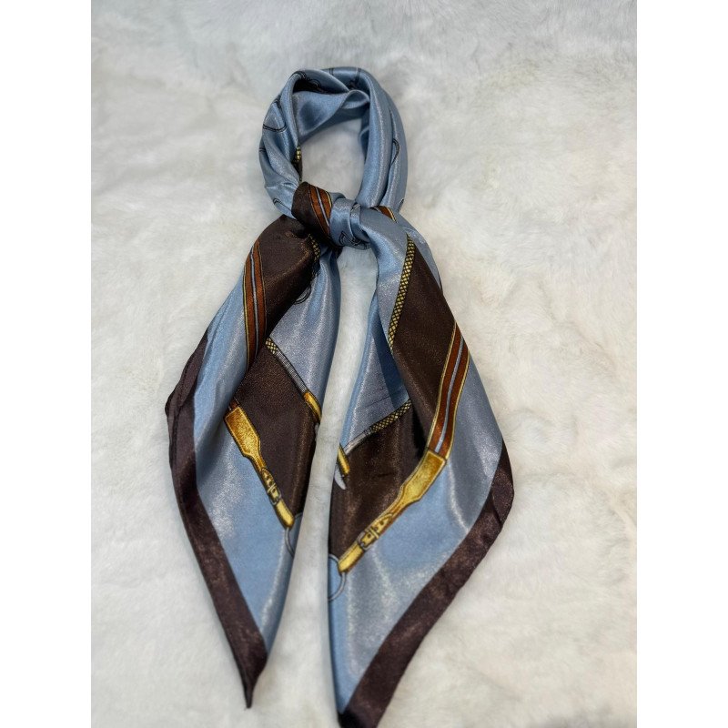Pañuelo Celeste Estribos | Pañuelo Mujer