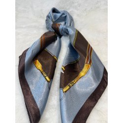 Pañuelo Celeste Estribos | Pañuelo Mujer