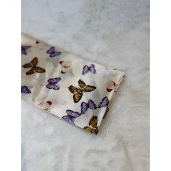 Pañuelo Mariposas Crudo | Pañuelo Mujer
