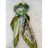 Pañuelo Verde Estampado | Pañuelo Mujer