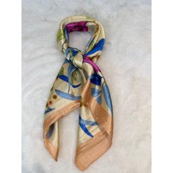 Pañuelo Floral Oro Viejo | Pañuelo Mujer