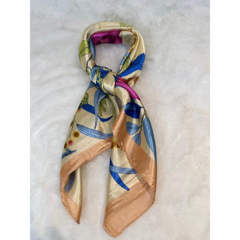 Pañuelo Floral Oro Viejo | Pañuelo Mujer