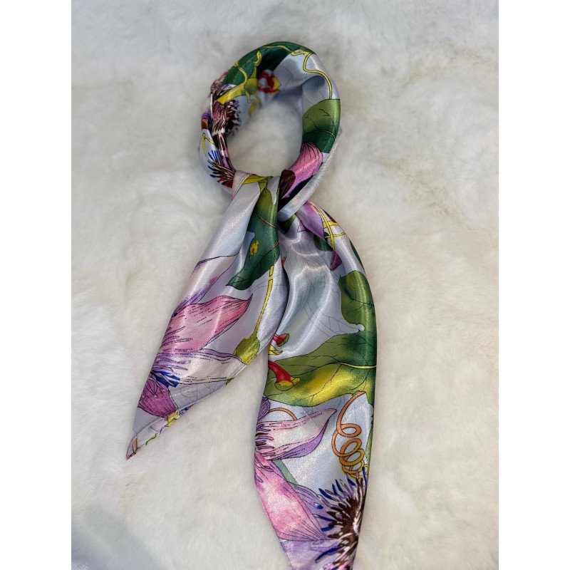 Pañuelo Floral Rosa | Pañuelo Mujer