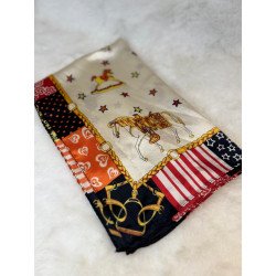 Pañuelo Caballos Rojo | Pañuelo Mujer