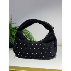 Bolso Ante Tachas Negro | Bolso Pequeño | Bolso Negro