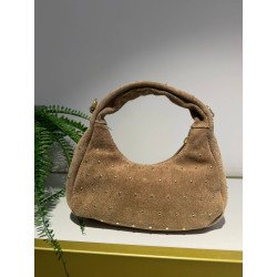 Bolso Ante Tachas Beige | Bolso Pequeño | Bolso Beige