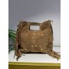 Bolso Flecos Camel | Bolso Ante Camel