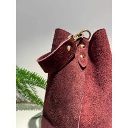 Bolso Bucket Burdeos | Bolso Burdeos
