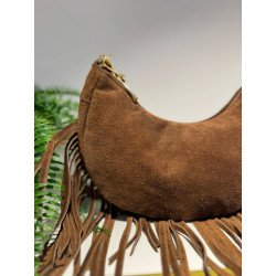 Bolso Flecos Marrón | Bolso Marrón