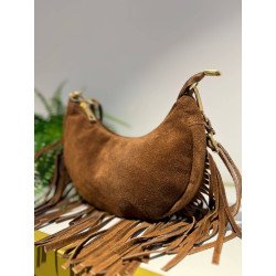 Bolso Flecos Marrón | Bolso Marrón