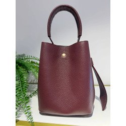 Bolso Burdeos Piel | Bolso Piel | Bolso Burdeos