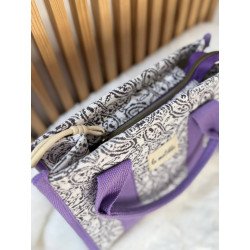 Bolso Cachemir Violeta | Bolso La Matilda | Bolso Mujer
