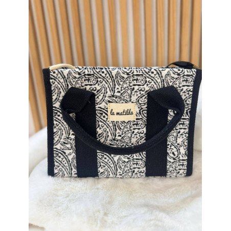 Bolso Cachemir Negro | Bolso La Matilda | Bolso Mujer