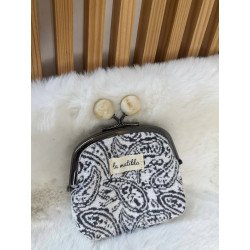 Monedero Bolas Negro | Monedero La Matilda | Monedero Mujer