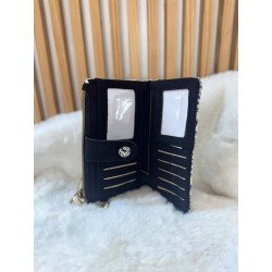 Cartera Negra Cachemir | Cartera La Matilda | Cartera Mujer