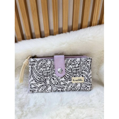 Cartera Cachemir Lila | Cartera La Matilda | Cartera Mujer