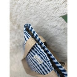 Tote Vichy Azul | Tote La Matilda | Tote Mujer
