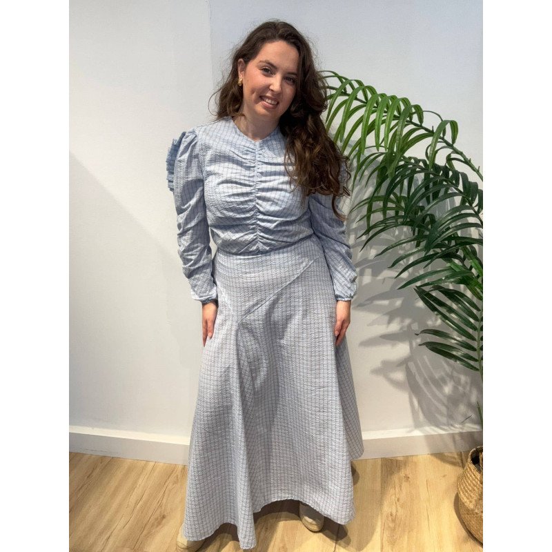 Conjunto Falda Celeste | Conjunto Dos Piezas | Conjunto Mujer