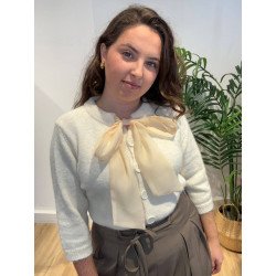 Chaleco Lazo | Chaleco Punto | Chaleco Beige | Chaleco Mujer