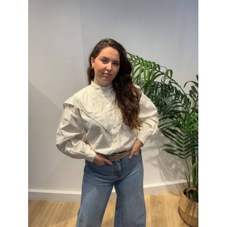 Camisa Martina Crudo | Camisa Cruda | Camisa Mujer