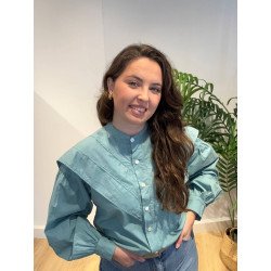 Camisa Martina Verde | Camisa Verde Menta | Camisa Mujer