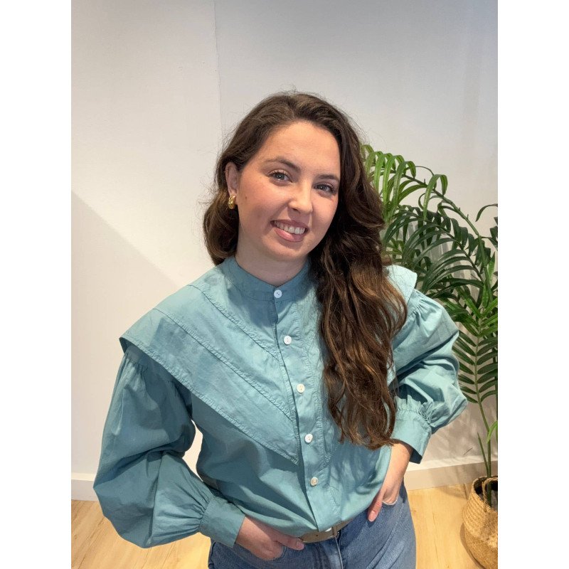 Camisa Martina Verde | Camisa Verde Menta | Camisa Mujer