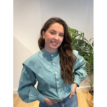 Camisa Martina Verde | Camisa Verde Menta | Camisa Mujer