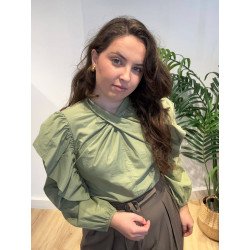 Blusa Sena Verde | Blusa Verde Oliva | Blusa Mujer