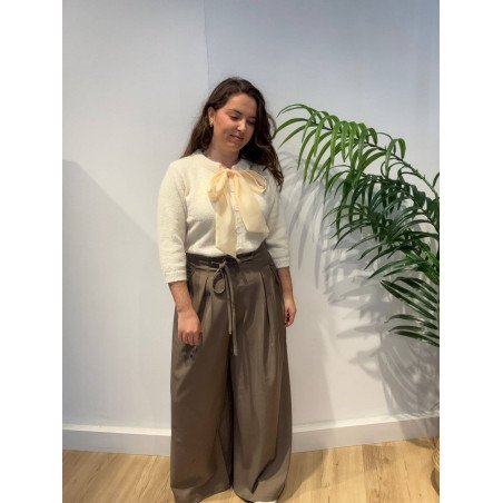 Pantalón Jalisco Topo | Pantalón Pinzas | Pantalón Mujer