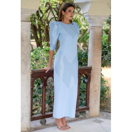 Vestido Lya Celeste | Vestido Celeste | Vestido Evento