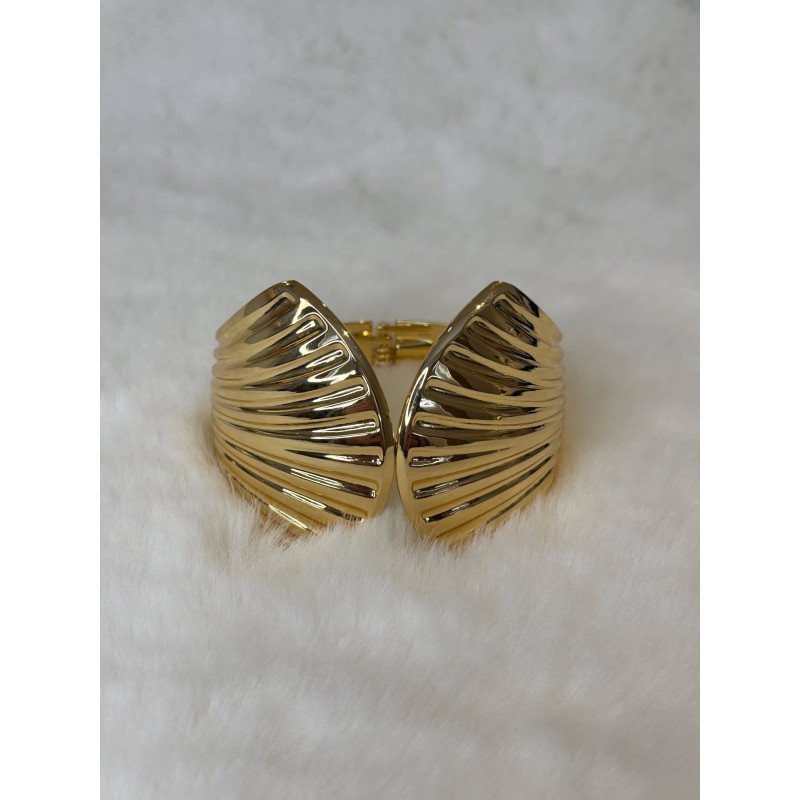 Brazalete Concha | Brazalete Dorado | Brazalete Acero Inoxidable