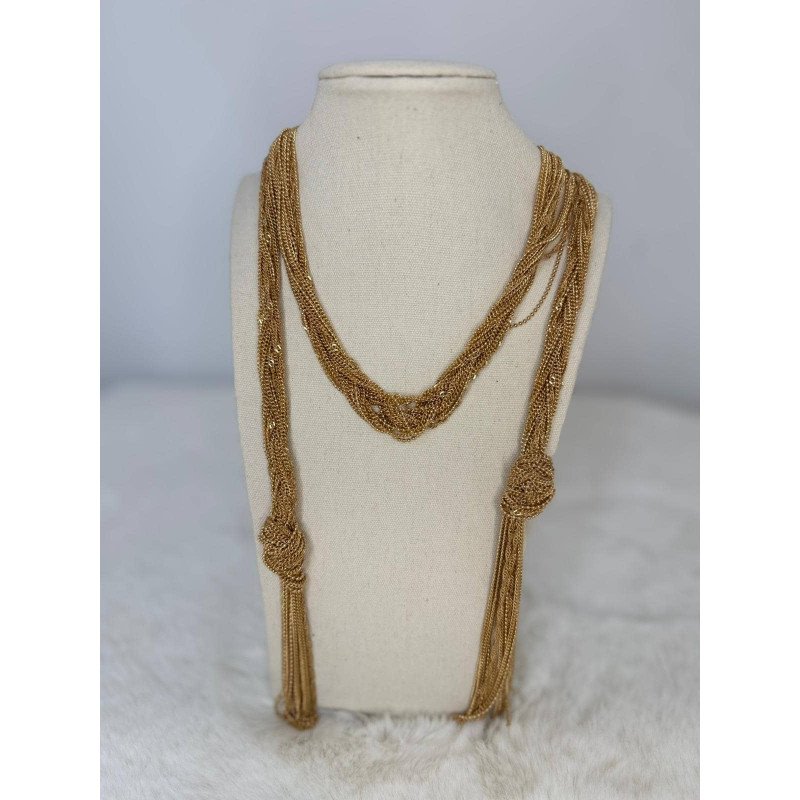 Collar Nudo Dorado | Collar Acero  Inoxidable | Collar Dorado