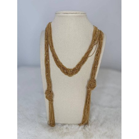 Collar Nudo Dorado | Collar Acero  Inoxidable | Collar Dorado