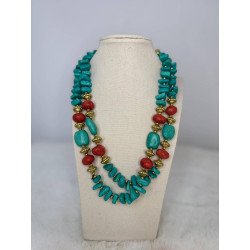 Collar Turquesa | Collar Piedras | Collar Mujer